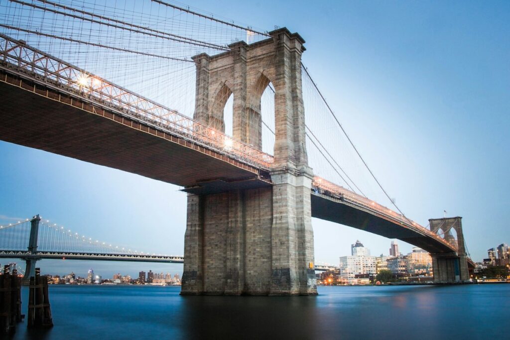 New York City Skyline Brooklyn Bridge - Travel Meadow Guide