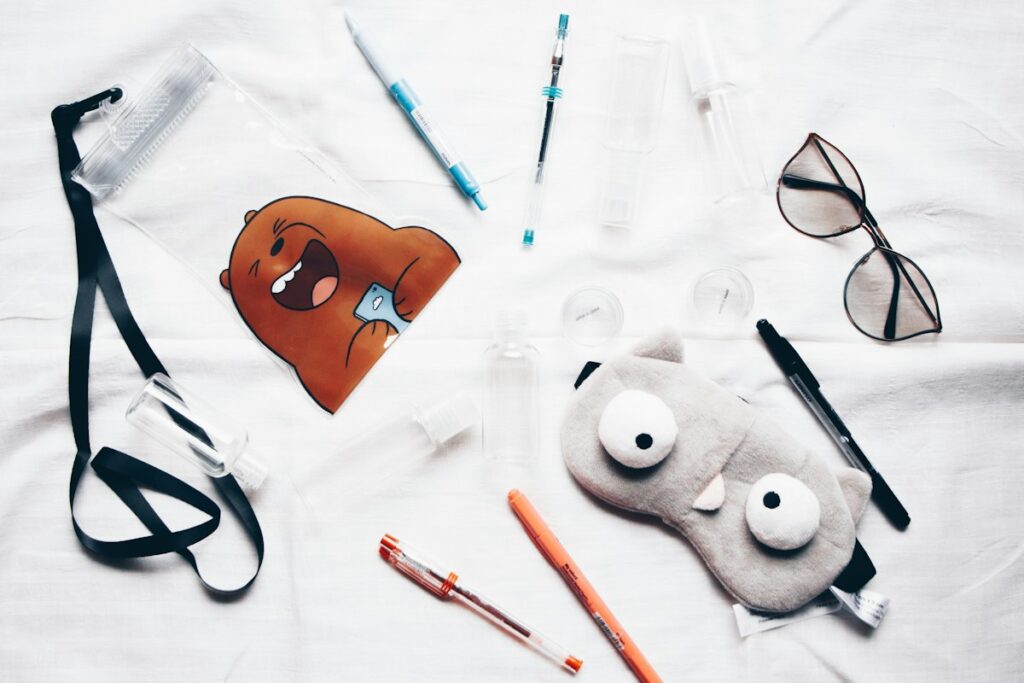 Sleep Eye Mask Airplane Coffee Morning - Travel Meadow Guide