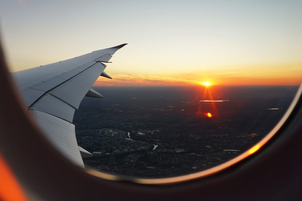 Airplane Window Flight Travel - Travel Meadow Guide