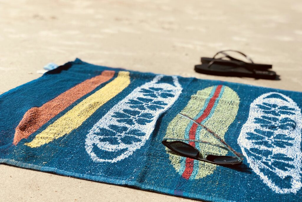 Tropical Beach Hat Sunglasses Towel - Travel Meadow Guide